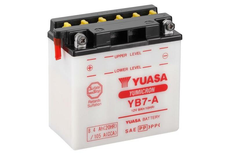 YUASA Blei/Säure Batterie ohne Säurepack - YB7-A