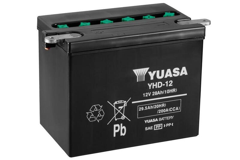 YUASA Blei/Säure Batterie ohne Säurepack - YHD-12