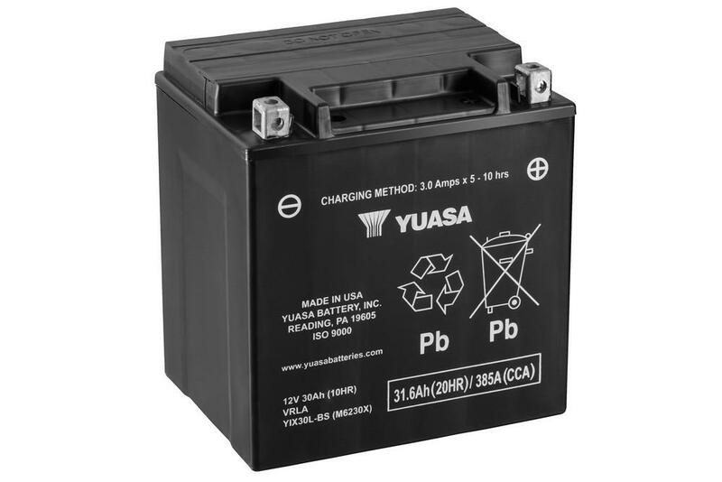 YUASA Blei/Säure Batterie mit Säurepack - YIX30L