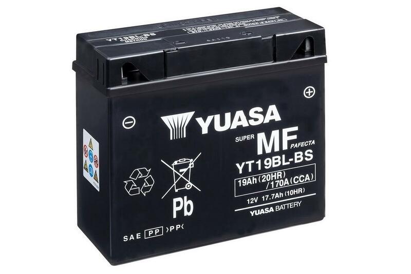 YUASA Wartungsfreie Batterie mit Säurepack - YT19BL-BS