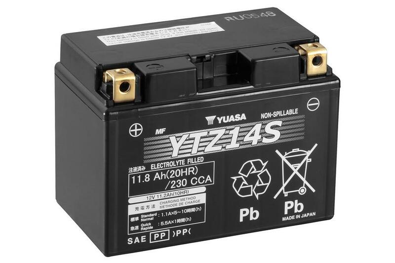YUASA wartungsfreie Batterie werksseitig aktiviert - YTZ14S