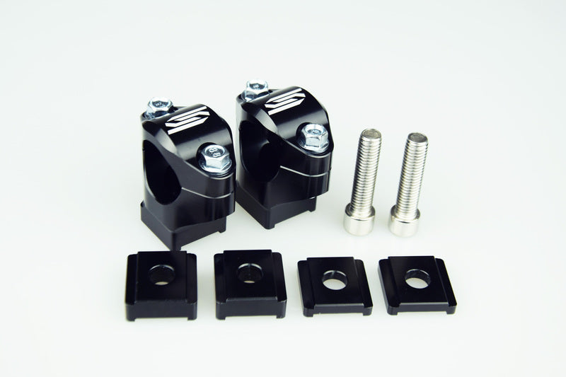 SCAR Lenker-Klemmböcke Ø28,6mm +35 bis 50mm OE-Gabelbrücke