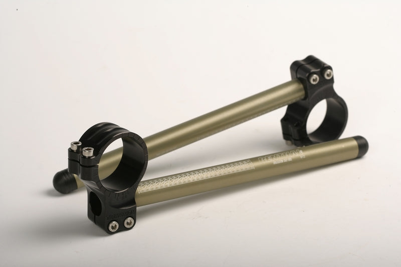 RENTHAL Original Clip-on Stummellenker Ø53mm Höhe +0mm Versatz +40mm/7° schwarz