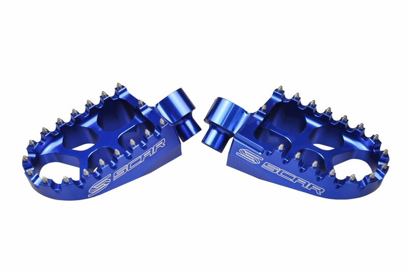 BLAUE FUSSRASTEN SCAR-EVO