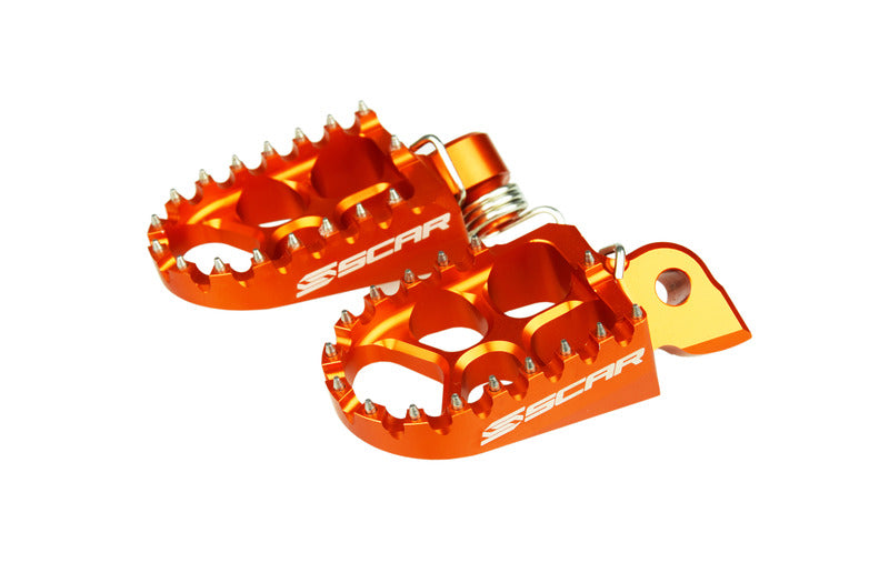 FUSSRASTEN ORANGE SCAR-EVO