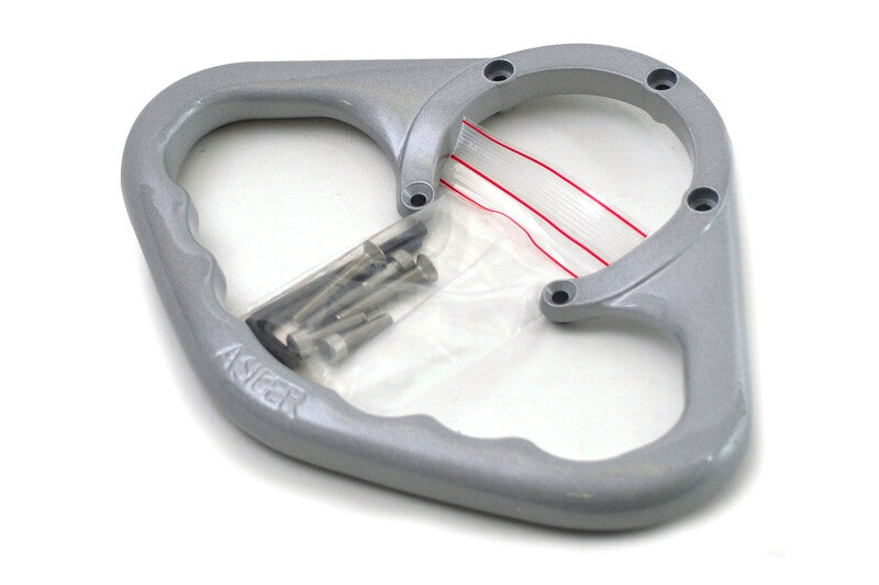 A-SIDER Tankgriff 5 Schrauben Silber Ducati