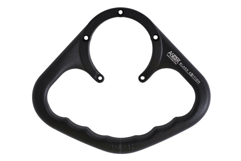 A-SIDER Black Edition Tankgriff 6 Schrauben Schwarz Kawasaki
