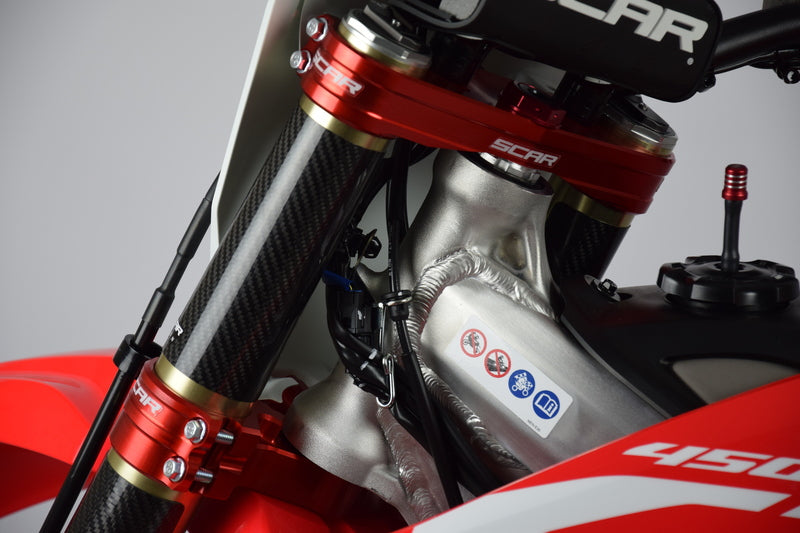 SCAR ACS Gabelbrücke Offset 22mm rot