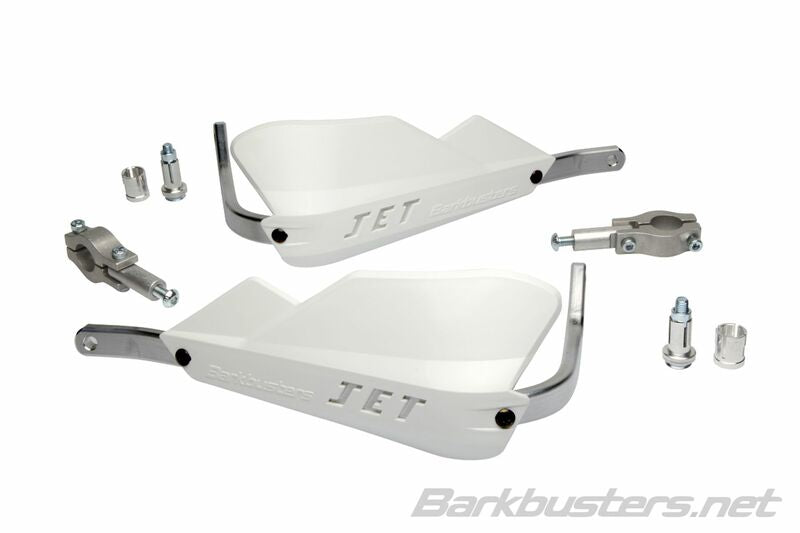 BARKBUSTERS Jet Handschutz Zweipunktbefestigung Gerade Ø22mm Weiß