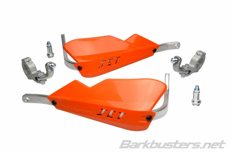 BARKBUSTERS Jet Handschutz Set Zweipunktbefestigung Konisch Orange