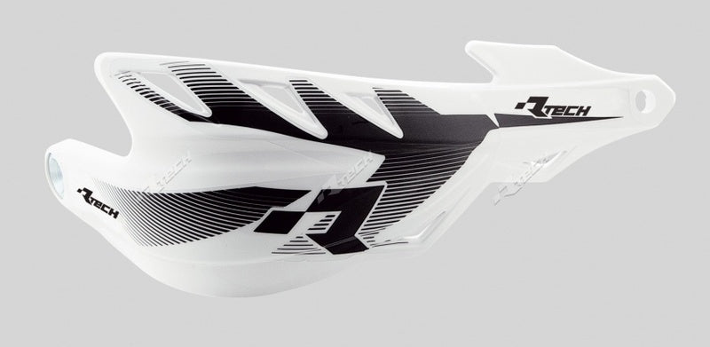 Durchgehende Handprotektoren Raptor Racetech weiß Lenker Ø22 und Ø28