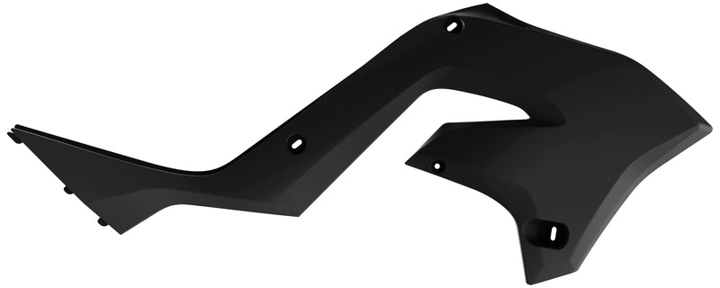 POLISPORT Kühlerspoiler seitlich seitlich Schwarz Kawasaki KX125/250