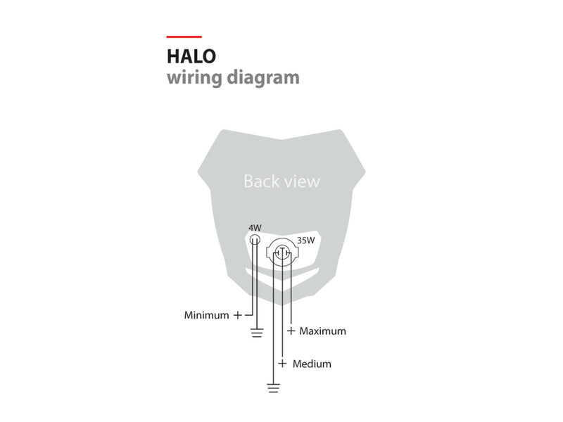 HALO HEADLIGHT WHITE