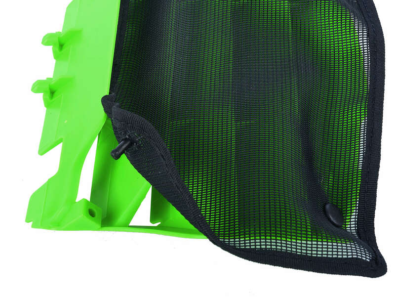 Netz für Kühlerabdeckung POLISPORT schwarz Kawasaki KX450F