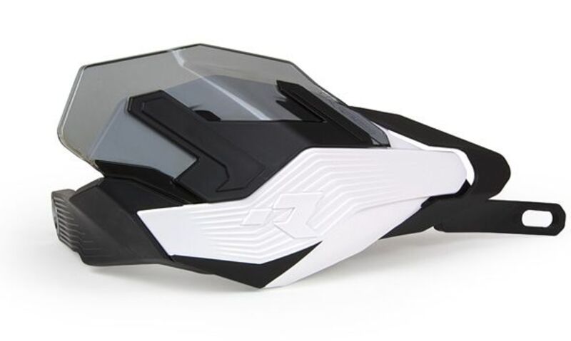 RACETECH HP3 Adventure Handschützer Weiß/Schwarz