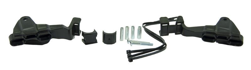 RACETECH HP3 Cross/Enduro Handschützer Weiß/Schwarz