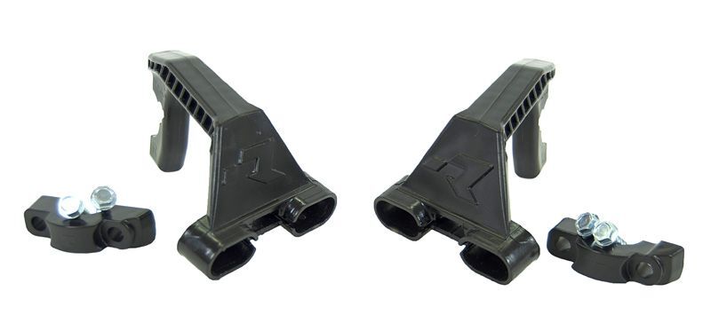 RACETECH HP3 Cross/Enduro Handschützer Weiß/Schwarz