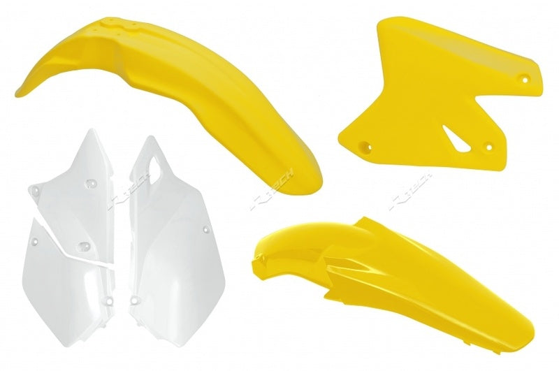 Kunststoff-Kit Racetech Originalfarbe gelb Suzuki DR-Z400