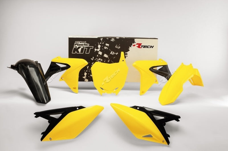 Kunststoff-Kit Racetech Originalfarbe 2014 gelb Suzuki RM-Z250