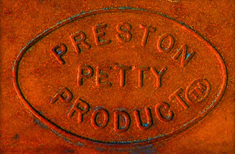 PRESTON PETTY Vintage Muder Kotflügel hinten dunkelorange