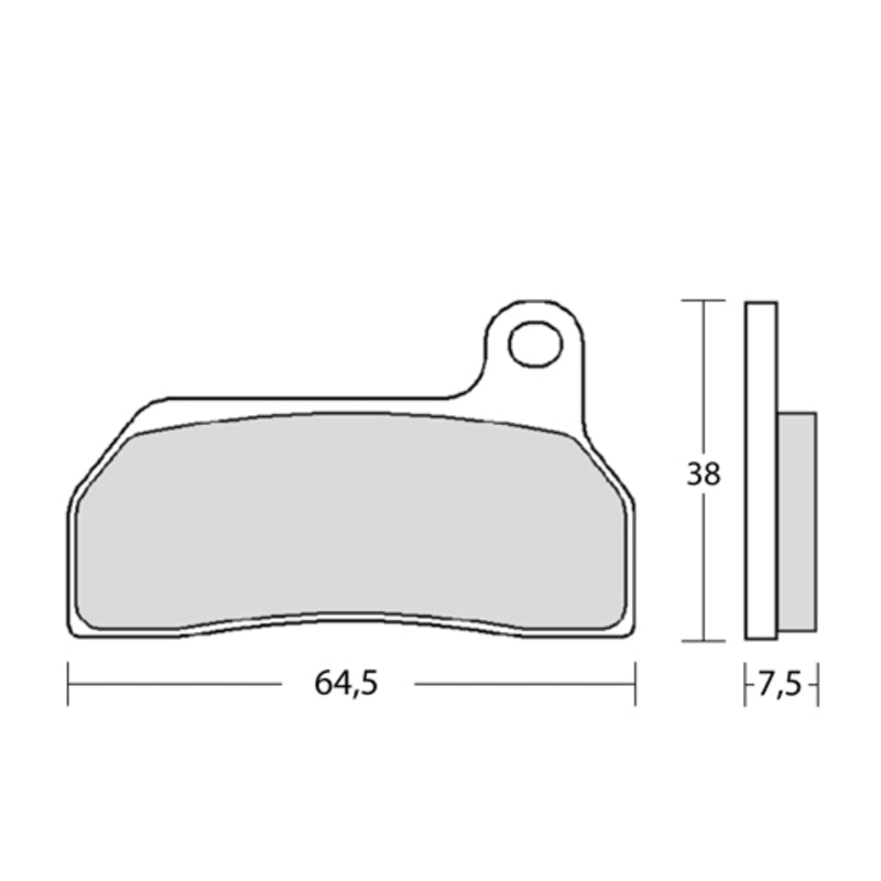 BREMBO UPGRADE Z04 Sintermetall Bremsbelage - M057Z04