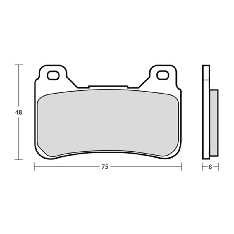 BREMBO Z03 Sintermetall Bremsbeläge - M488Z03