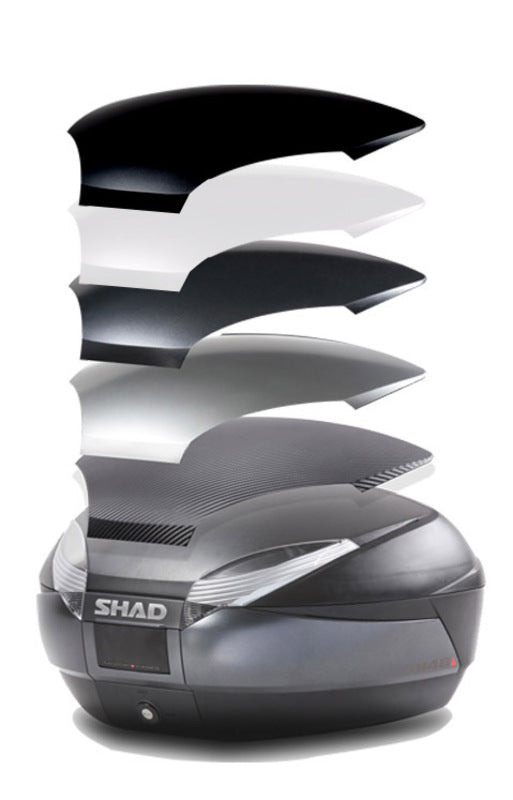 SHAD SH48DG Top Case - Dunkelgrau/Schwarz