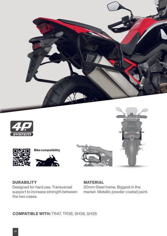 SHAD 4P System Montagesatz (seitlich)