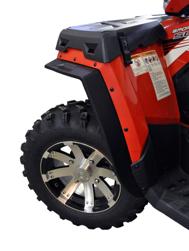 DIRECTION 2 Schutzblechset Schwarz Polaris Touring 500 H.O
