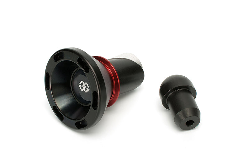 GILLES GTA Gabel- und Schwingenschutz (Radachse) Schwarz/Rot BMW