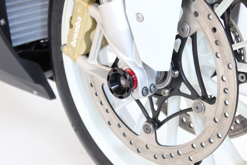 GILLES GTA Gabel- und Schwingenschutz (Radachse) Schwarz/Rot BMW