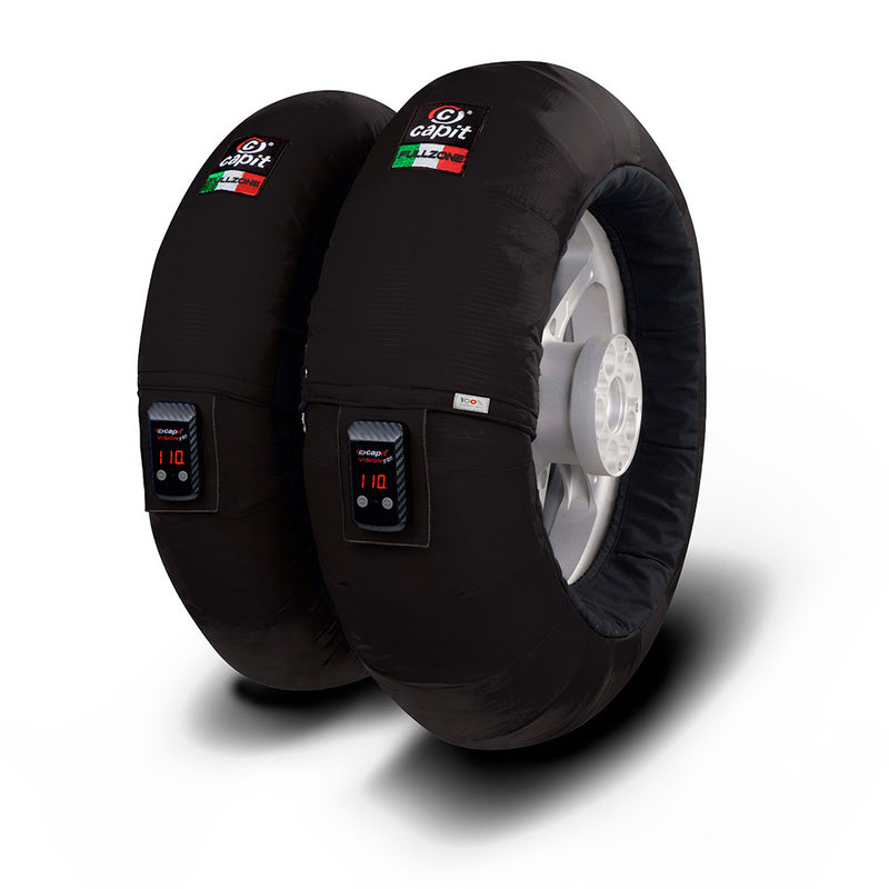 CAPIT Full Zone Vision Reifenwärmer Schwarz (115-120-125/17” / ≤200/55/17”)