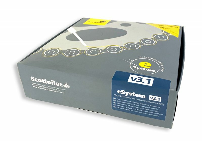 SCOTTOILER eSystem 3.1 Universal-Kettenöler Standard Blue