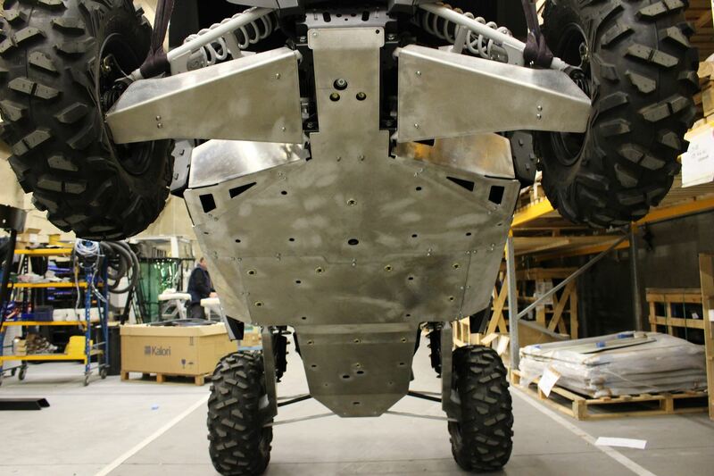 SARRAZIN Kompletter Rahmenschutz Aluminium Polaris