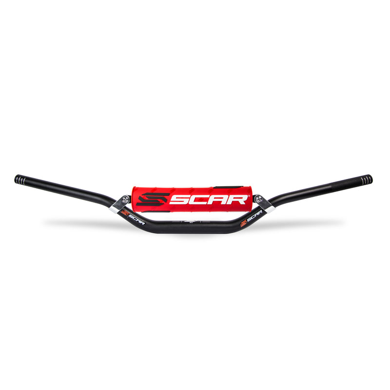 SCAR High Lenker Schwarz/Rot Pad
