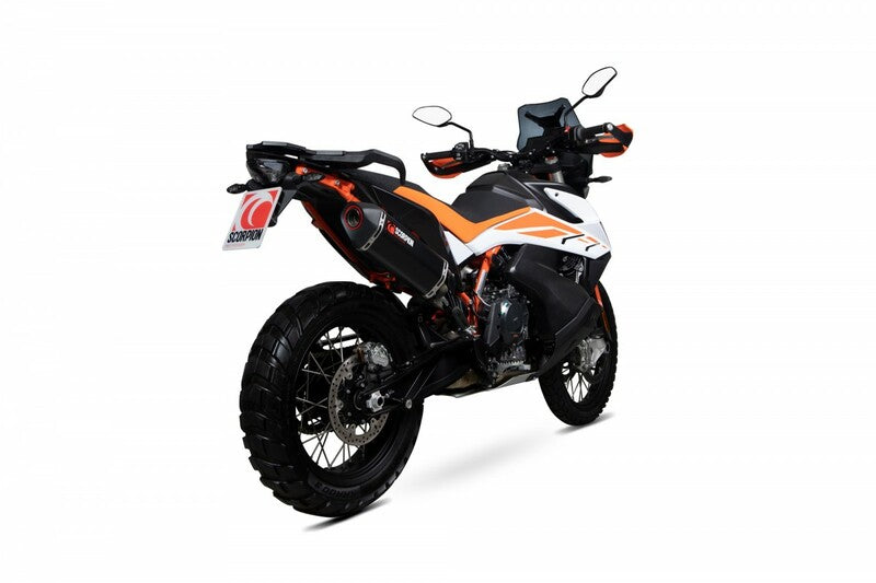 SCORPION Serket Parallel Keramic-Schalldämpfer/ABS-Endkappe schwarz KTM 790 Adventure