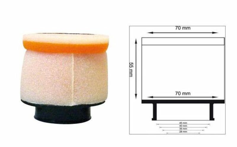 TWIN AIR Luftfilter zylindrisch Ø63mm - 158722