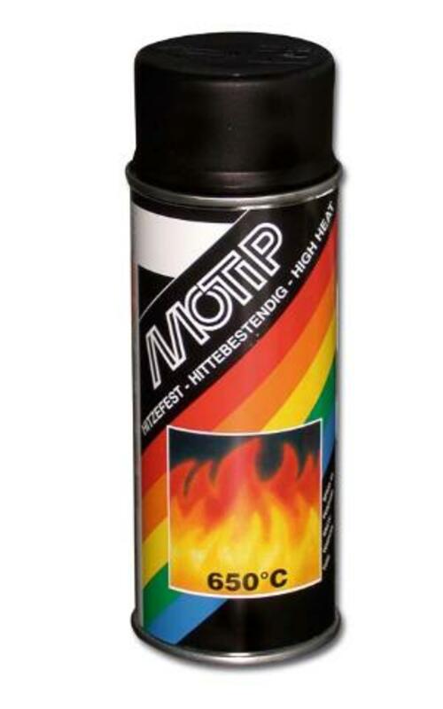 MOTIP schwarz Lack hitzefest - Spray 400ml