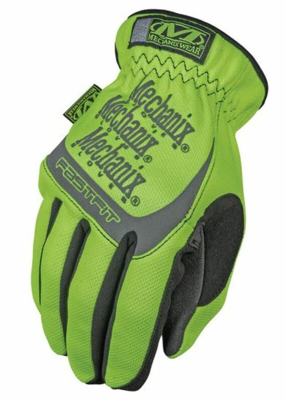 MECHANIX Safety Fast Fit Handschuhe neongelb Größe XL
