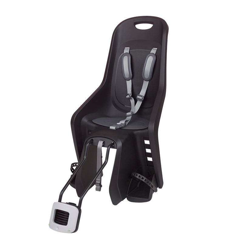 POLISPORT Bubbly Maxi Plus FF 29" Rear Child Bike Seat Frame Mounting - Black/Dark Grey