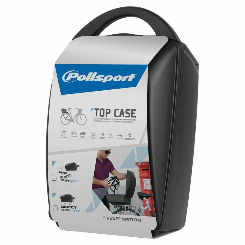 POLISPORT Bicycle Top Case Direct Mount System Black