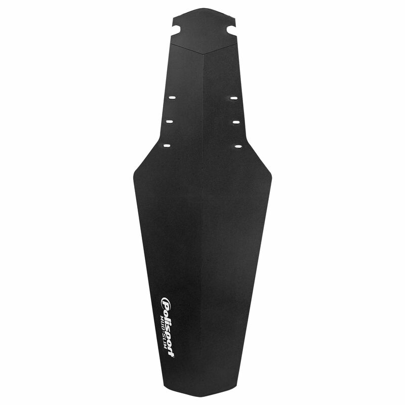 POLISPORT Front/Rear Mudguard Mud Slim Black