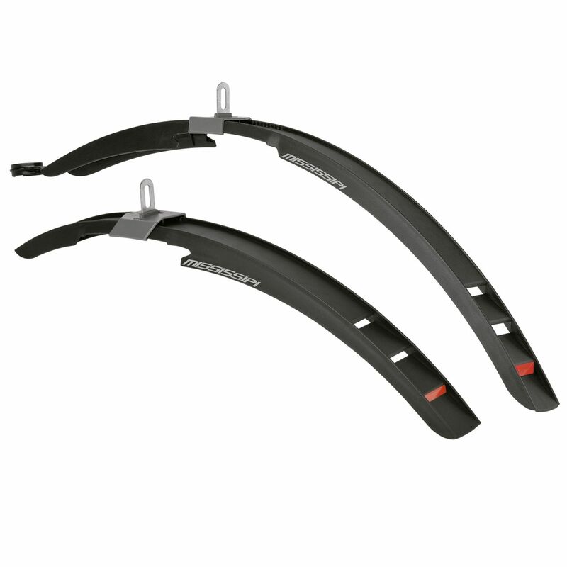 POLISPORT Set Of Mudguards Mississipi - City Bike 28 Black