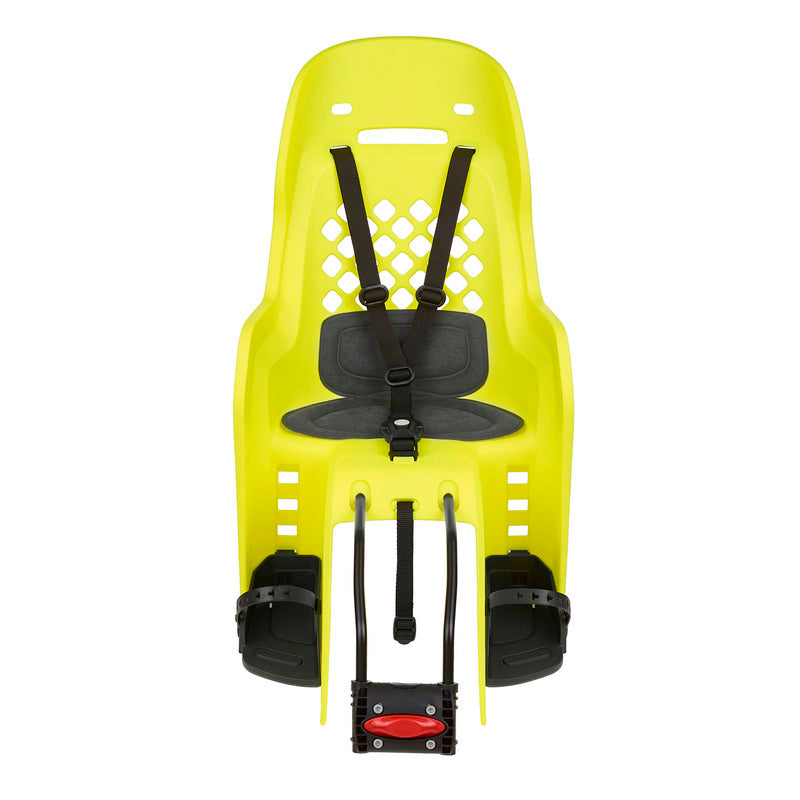 POLISPORT Joy FF Rear Child Bike Seat Frame Mounting - Neon Yellow/Dark Gray