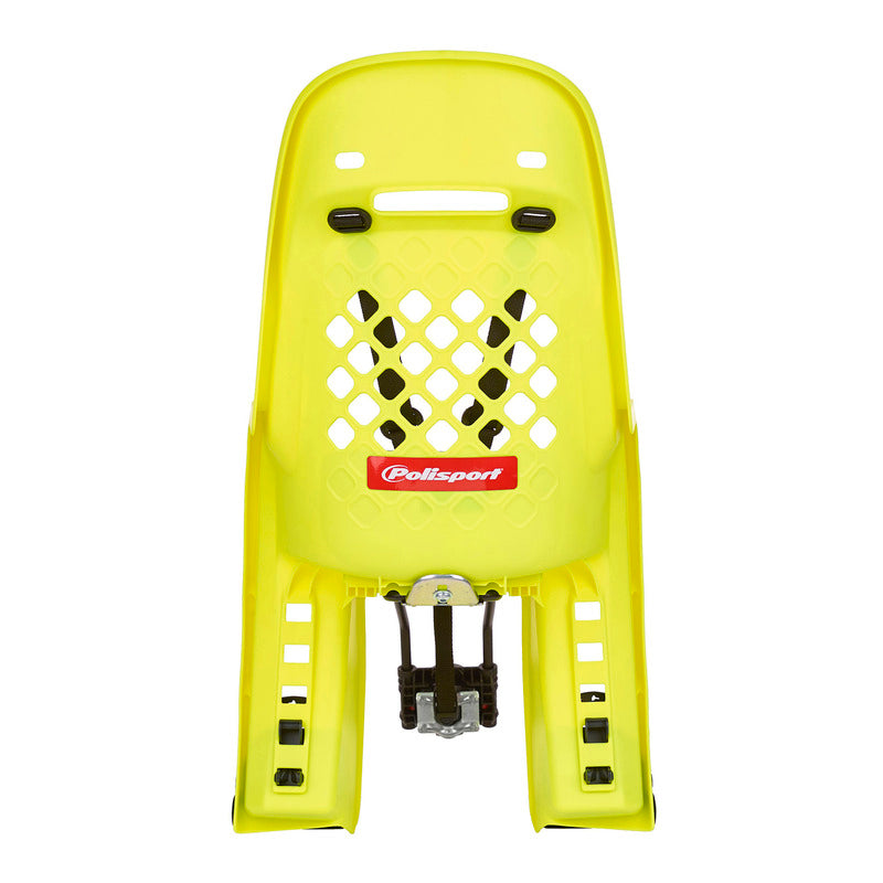 POLISPORT Joy FF Rear Child Bike Seat Frame Mounting - Neon Yellow/Dark Gray