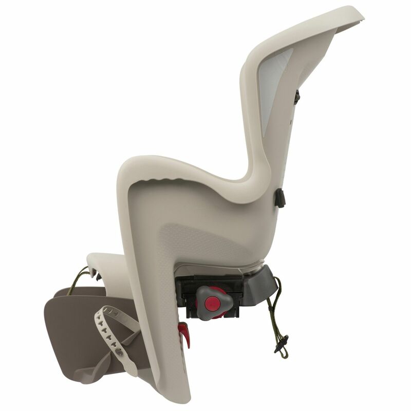 POLISPORT Bilby Maxi CFS Rear Child Bike Seat Frame Mounting - Cream/Brown