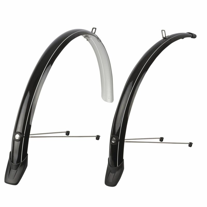 POLISPORT Set Of Mudguards Towny 26/51mm - Black