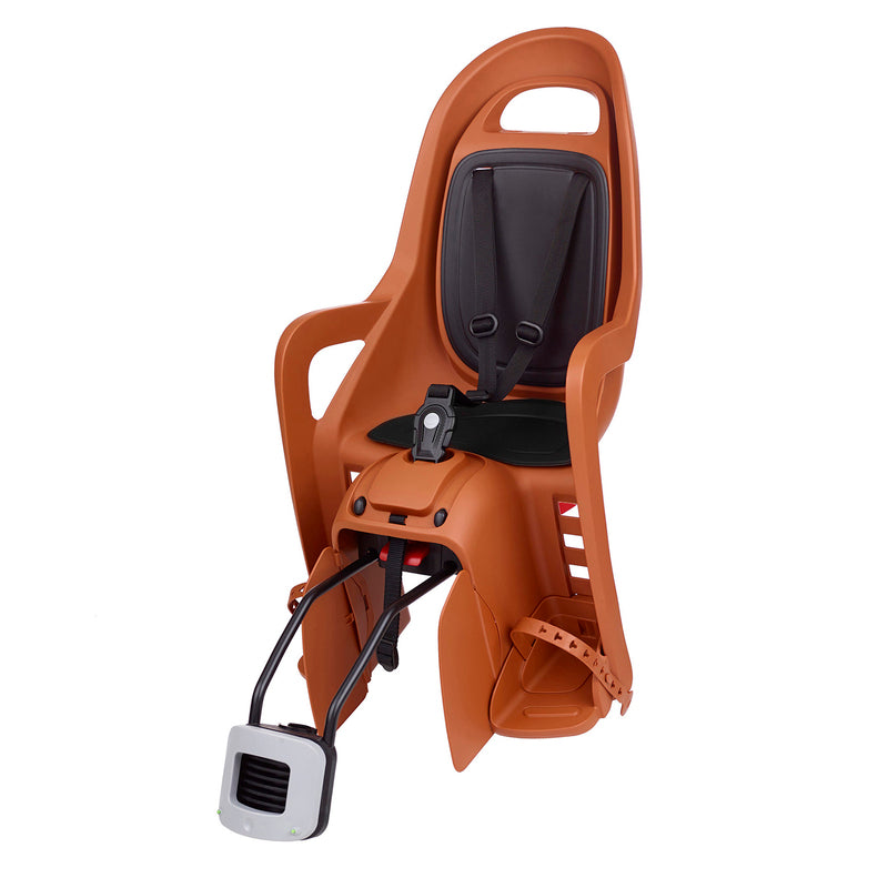 POLISPORT Groovy RS+ Rear Child Bike Seat Frame Mounting - Caramel Brown/Black