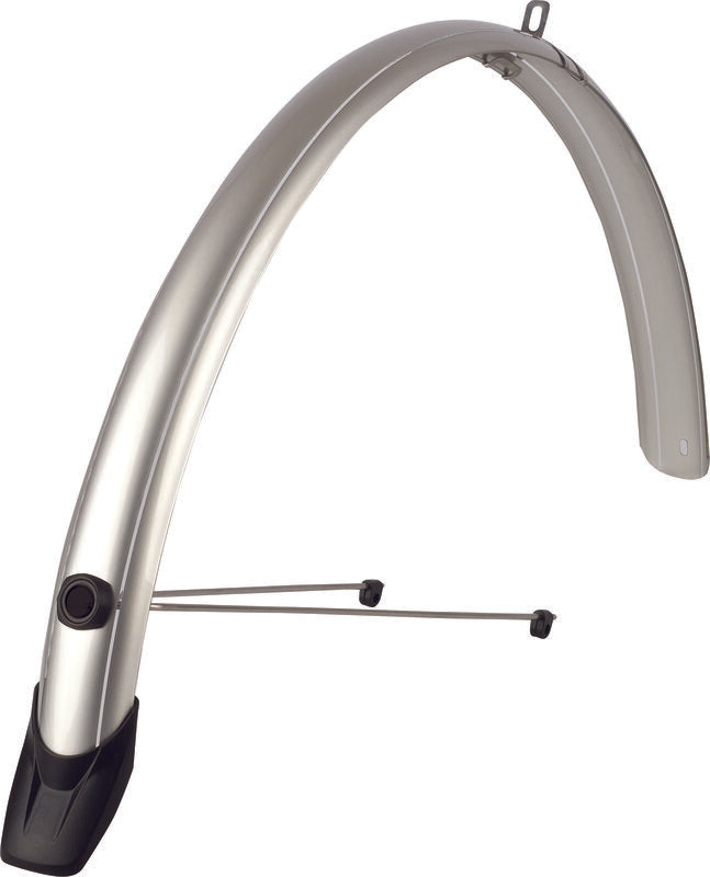 POLISPORT Set Of Mudguards Towny 28/51mm - Silver