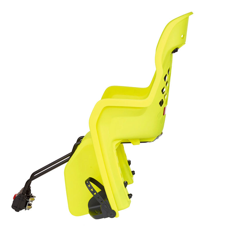 POLISPORT Joy FF 29" Rear Child Bike Seat Frame Mounting - Neon Yellow/Dark Gray
